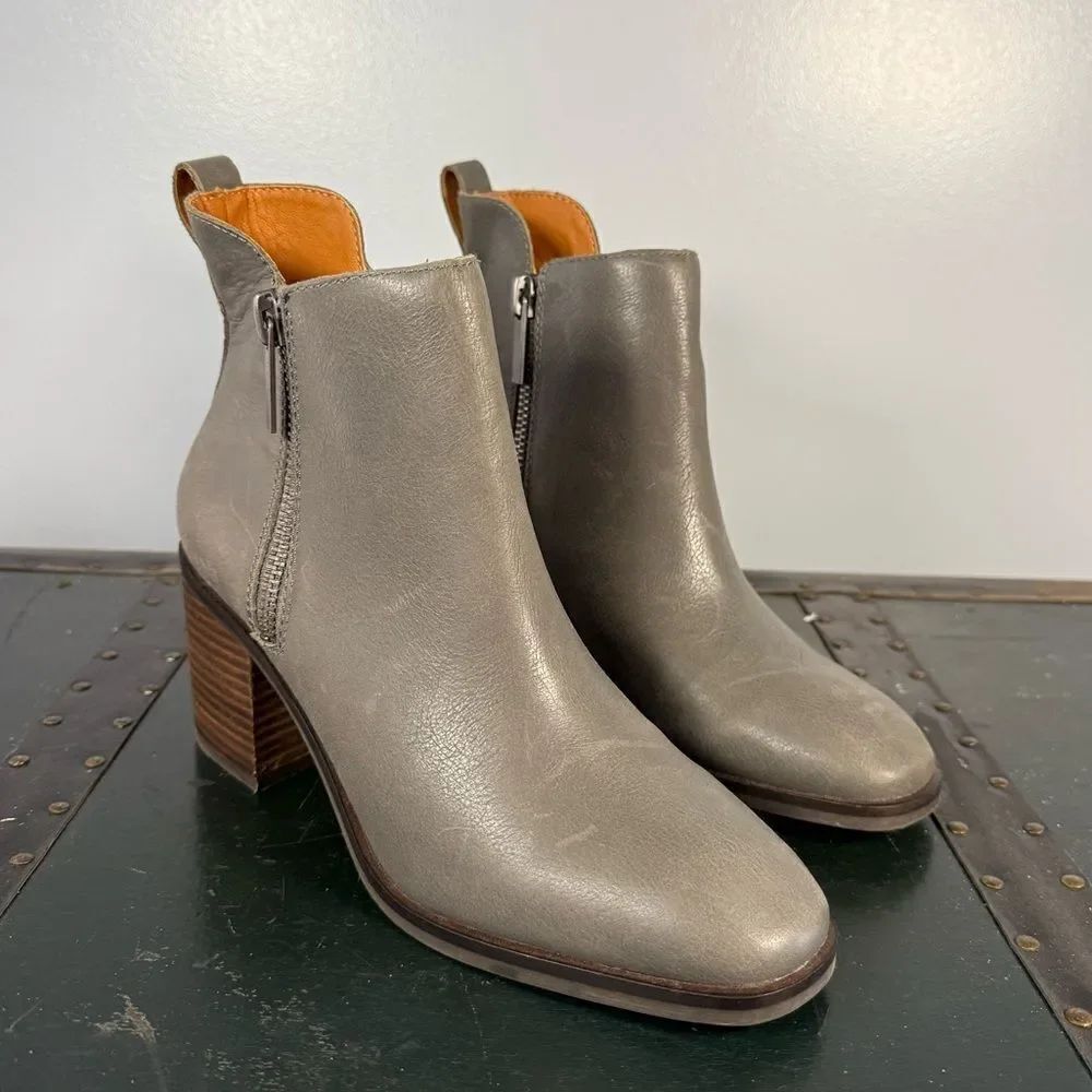 Lucky Brand Women's Walba Booties Women's Shoes Size 10 Gray
